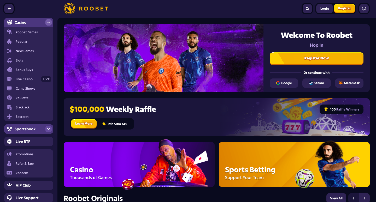 Roobet Review HugeStakes